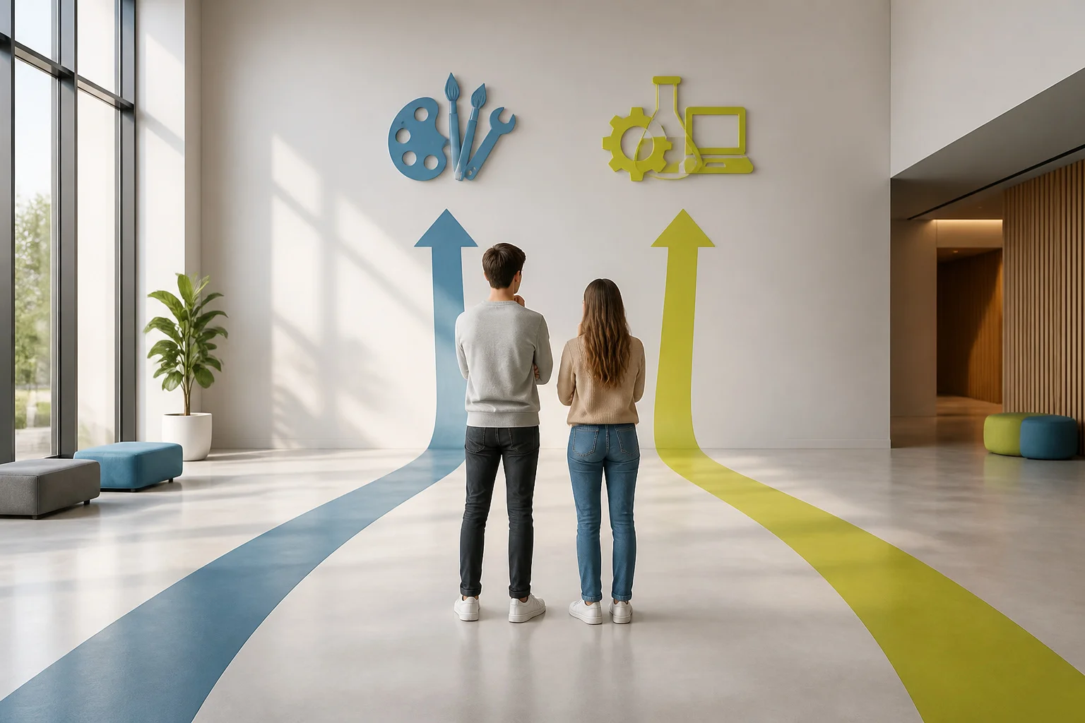 Adolescents face their future paths