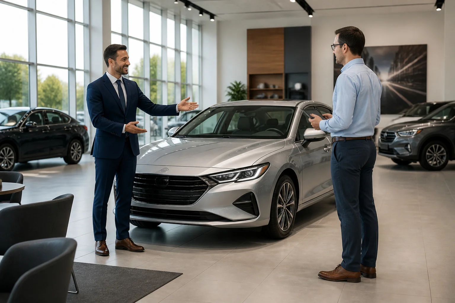 Vente de voiture moderne